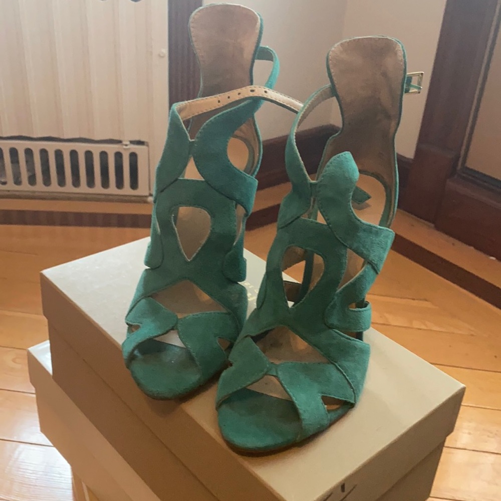 Zara caged heels.